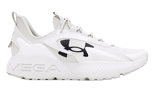 Under Armour Men's UA HOVR Mega 2 MVMNT Sportstyle Shoes Athletic Sneakers (White/107, US Footwear Size System, Adult, Men, Numeric, Medium, 9.5)