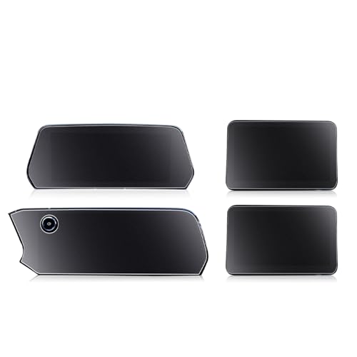 Image of CDEFG UPGRADED 4PCS Matte Anti Glare for 2026 Chevy Suburban Tahoe Screen Protector, Tempered Glass for 2025 2026 Chevy Tahoe Suburban Accessories 17.7 inch Touchscreen & 11 inch Dash & 12.6 inch Dual Rear-Seat Displays