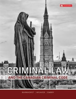 Criminal Law And The Canadian Criminal Code, 7th Edition - Instructor Resources (Instructor's Manual + Test Bank + Image Bank  + PowerPoint Presentations) - img
