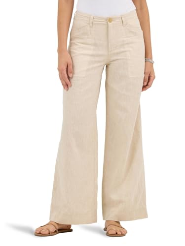 Lee Women's Legendary Drapey Trouser Pant, White Dusty Light