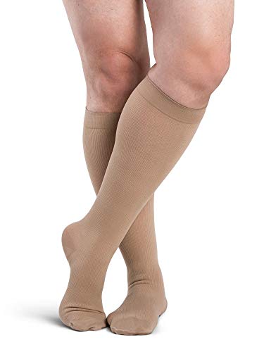 SIGVARIS Men’s DYNAVEN Closed Toe Calf-High Socks 20-30mmHg