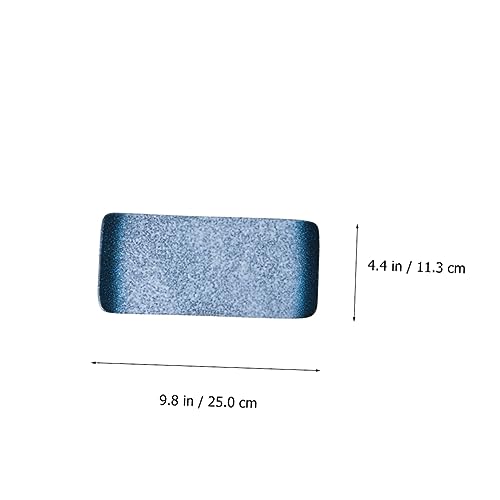 Bandeja japonesa para sushi rectangular de cerámica miniatura 7
