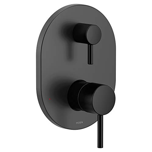 Moen Align Matte Black M-CORE 3-Series 2-Handle Shower Faucet Trim, Valve Required, UT3290BL by Moen - Used condition - US$246.26