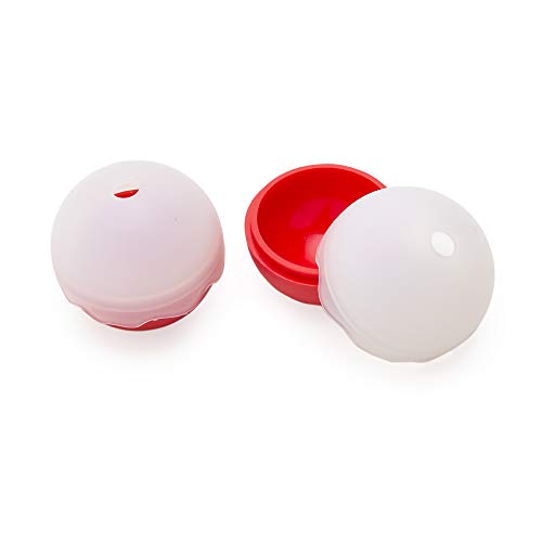 Conjunto de 2 Formas de Gelo para Whisky Silicone Kenya Vermelho 6.5X6.5X6.5Cm