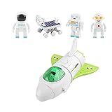 Ensemble de jouets de modèle de vaisseau spatial : se restaure avec des poupées dastronautes et ajoute un plaisir de jeu supplémentaire. Les enfants peuvent en apprendre davantage sur lespace et développer leur motricité fine avec ces jouets spatiaux réalistes et attrayants.