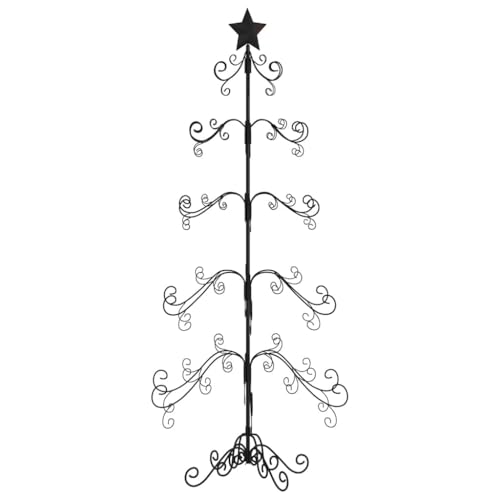vidaXL Metall Weihnachtsbaum für Dekorationen, Christbaum mit 5...