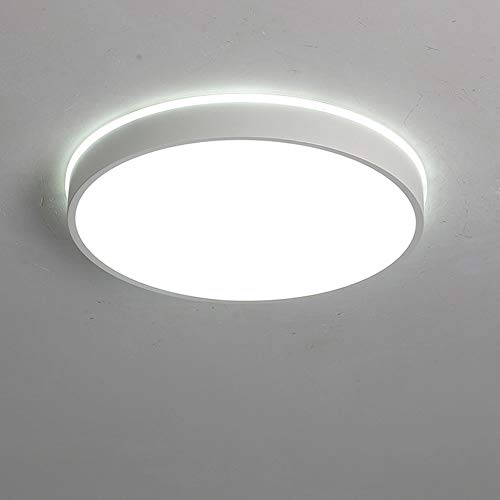 SJUN LED Lámpara de Techo, Moderna Redondo Plafon de techo Ultrafina Nueva fuente de luz LED para Sala de Estar Comedor Dormitorio Cuarto de los niños Iluminación Luz de Techo Cover