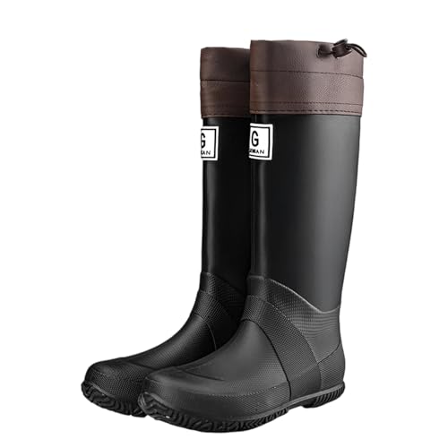 [Formemory] レインブーツ メンズ レディース レインシューズ 長靴 雨靴 防水ロングブーツ 防水 中丈 軽量 折りたためる 滑り止め 梅雨対策 園芸 釣り 晴雨兼用 通勤 通学 作業用 アウトドア 男女兼用