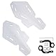RUTU ATV Handschützer, Dirt Bike Handschützer mit CNC-Halterung für Dirtbikes Offroad-ATV Motorcross Enduro E-Bikes CRF450R 450X 300L CRF250L YZ250 YZ125 TTR125LE TTR250 (Weiß)
