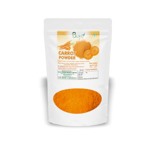 BUYU Natural Vegan Carrot Powder 70 g (Pack of 3) – Dehydrated | No Added Preservative, No Artificial Color | Use in Smoothies, Muffins, Cake, Gravy, Condiment (B0CWLCXC4L) Amazon Price History, Amazon Price Tracker