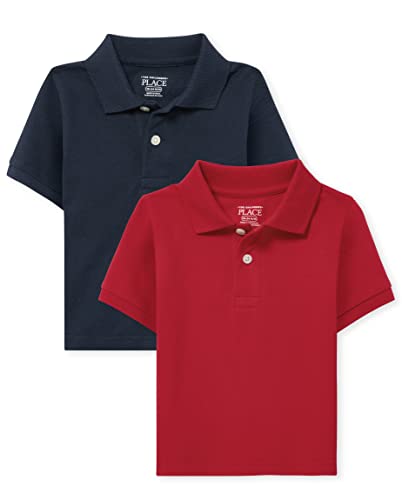 Image of The Children's Place Baby and Toddler Boys Short Sleeve Polo Shirt