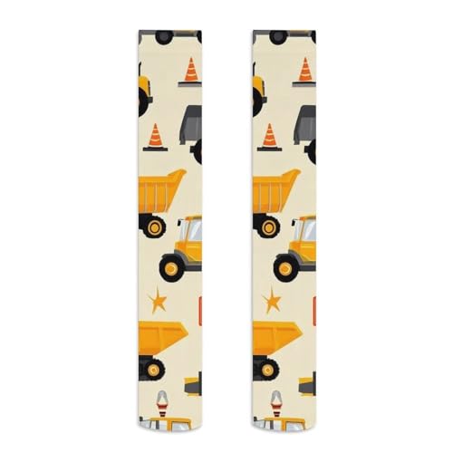 Women Girls Breathable Non Skid Cushion Crew Socks Knee Novelty Socks2