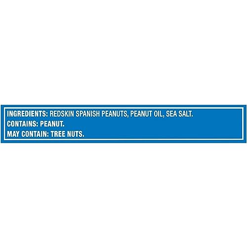 Image of PLANTERS Redskin Spanish Peanuts, Roasted Salted Peanuts 12.5 oz Jars (Pack of 12)