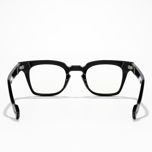 Vintage Square Sunglasses for Men Women Premium Retro Fashionable Classic Eyewear for Driving Travel Business Casual Style4