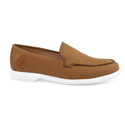 Image of BXXY Men's Suede Material Casual Loafer and Moccasion Outdoor Shoes