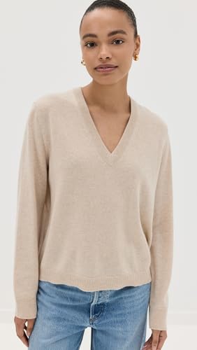 Women's Flynn Cashmere Sweater Oatmeal2