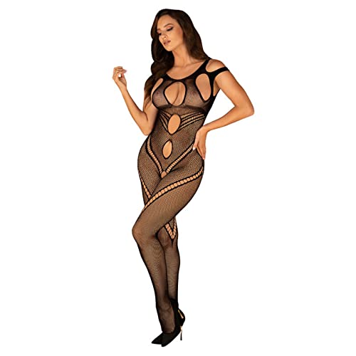 Bodystocking G322 Obsessive transparent en taille S/M/L pour femme