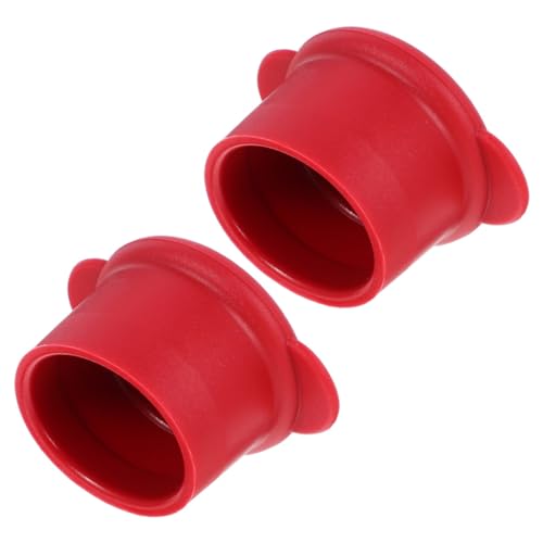 UTHCLO 2 Piezas Tapa de botella de frescura de silicona sello de botella de vino tope de botella de vino al vacío tapas de repuesto de silicona tapones para sellar botellas gel de sílice