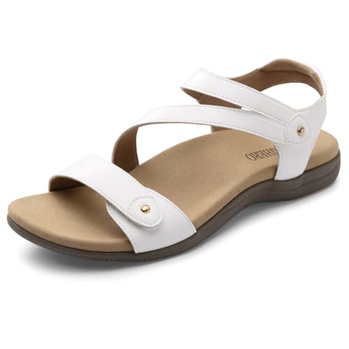 Rihero Orthopedic Sandals Arch Support Comfortable Flat