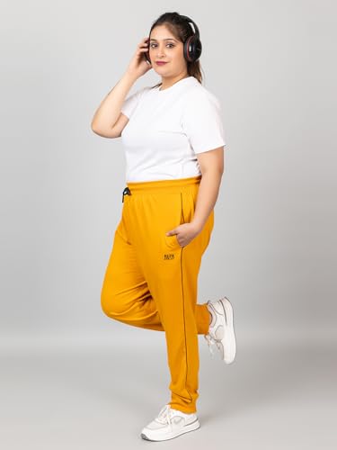 Image of Track Pants for Woman - High Waist Trousers for Woman, Cotton Joggers Pants for Women Gym & Casual Wear for Women's Sports
