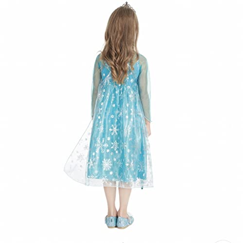 Kinderen Meisjes Prinses Jurk(Size:2-3Years,Color:blauw) - Image 7