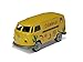 Majorette 212052016Q05 Vintage Deluxe VW T1 Foodtruck, Bully, Spielzeugauto, Freilauf, Exklusives Auto Design, Gummireifen, Sammelbox, 7,5 cm, gelb/rot, für Kinder ab 3 Jahren