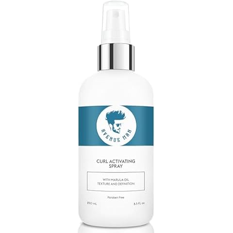 Avenue Man Curl Activating Spray - Frizz Free Activator for Defined, Irresistible Curls - Leave-In Conditioner with Marula Oil Cover