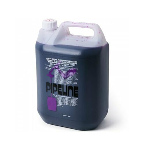 We Can Source It Ltd Pipeline Beer Line Cleaner with Purple Indicator 5L Commercial Strength Solution for Pubs Bars Restaurants - Cleans Beer Lines Pumps Pipes Dispensers