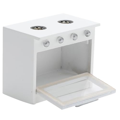 Ideale e decorazione: la stufa in miniatura per casa delle bambole è un'ottima aggiunta a qualsiasi piccola collezione di giocattoli o mini forno giocattolo, fornendo fascino e autenticità alla disposizione della stufa delle bambole