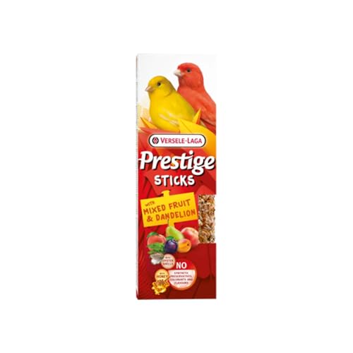 Versele-Laga Prestige Sticks Canaris Fruits Mixtes & Pissenlit | Pack de 4 | 4 x 60 g | Snack pour Canaris | sans conservateurs, colorants ou arômes synthétiques – Image 3