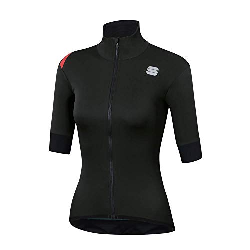 Sportful Women's Fiandre Light NoRain Short Sleeve Cycling Jacket - Black - B1120042 (Black - M)