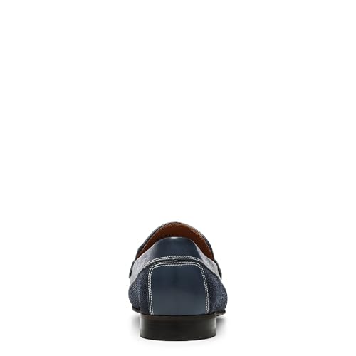 Image of Donald Pliner Donnie Men's Slip-On Loafer - Stacked Heel - Classic Dress Loafers for Men, Memory Foam Insole, Slip-On Shoes for Men, Comfortable Dress Shoes