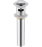 CREA Bathroom Sink Drain, Sink Stopper Pop Up Drain for Bathroom Vanity Kitchen Sink with Overflo...