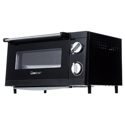 Clatronic MPO 3520 Hersteller Pizzaofen(s), 25 cm, mechanisch, 1 h, schwarz, 1000 W, Edelstahl Clatronic MPO 3520 Hersteller Pizzaofen(s), 25 cm, mechanisch, 1 h, schwarz, 1000 W, Edelstahl