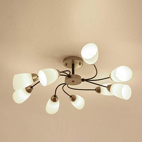 Plafonnier LED moderne chrome cristal de style lustre carré blanc froid