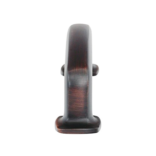 Rok 10 Pack Hardware 3-3/4" (96mm) Hole Industrial Square Style Brushed Oil-Rubbed Bronze Kitchen Vanity Dresser Cabinet Pull Handle 4-21/32" (118mm) Overall Length P36896ORB