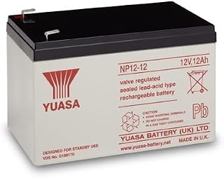 Yuasa NP12-12 Lead Acid Battery - 12V, 12Ah