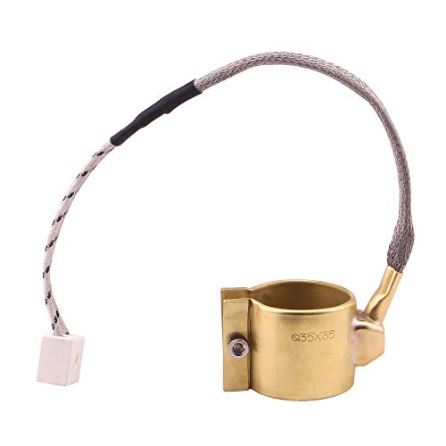 110V 380W 35mmx35mm Injected Mould Heating Element Brass Band Heater for Injection Molding Machine
