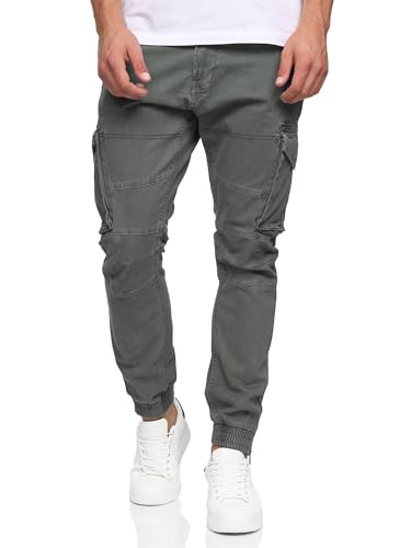 Indicode Herren Alex Cargohose aus Baumwolle mit 6 Taschen | Cargo Chino...