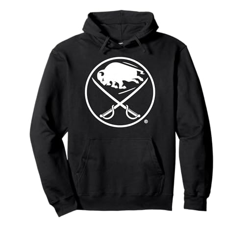 Buffalo Sabres Two Tone Black NHL Officially Licensed Pullover Hoodie
