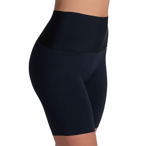 Image of Leonisa Stay-in-Place Seamless Shorts for Women - High Waisted Shapewear Tummy Control