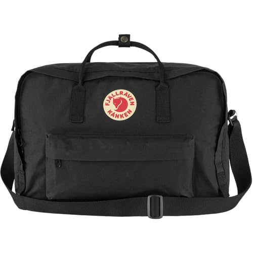 Fjällräven Unisex Kånken Weekender Sport ryggsäck, Svart, En storlek, Sport
