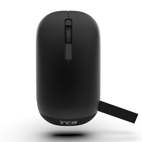 Souris ergonomique silencieuse Inca pour ordinateur portable et bureau en open space
