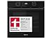 Bauknecht BBA285PU1ZK Einbau-Backofen, 60 cm, 71 l Garraum, Heißluftbackofen mit 12 Funktionen, PowerHeißluft, FlexiClean Pyrolyse & Hydrolyse, Multi-Level-Kochen, Schwarzglas