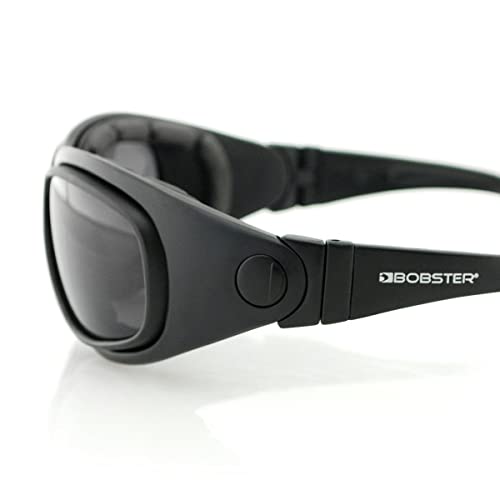 Bobster Eyewear BSSA201AC Sport and Street 2 Convertible Sunglasses, Black Frame/3 Lenses3