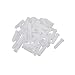 uxcell® 6mm x 25mm Plastic Expansion Nail Plugs Wall Anchor Screw White 50pcs