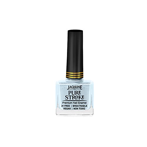 Jaquline USA Pure Stroke Nail Enamel 10ml: Virtous| Chip Resistant | Luminous Finish | Breathable | Vegan Friendly | Flawless Application | Quick-Drying | Non-Toxic | Ethanol-Free For Rs. 46 @ 77 %