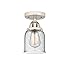 Innovations 288-1C-PN-G54 One Light Semi-Flush Mount from Nouveau 2 Collection