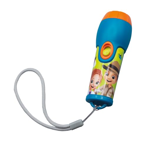 Buki 6340 - Kinder-Taschenlampe mit augenschonendem LED-Licht | Sicher, leicht & ideal für kleine Entdecker ab 3 Jahren