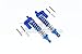 Axial Capra 1.9 Unlimited Trail Buggy Upgrade Parts Aluminum Front Or Rear L-Shape Piggy Back Spring Dampers 100mm - 2Pc Set Blue